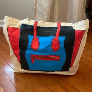My Other Bag Celine canvas tote bag